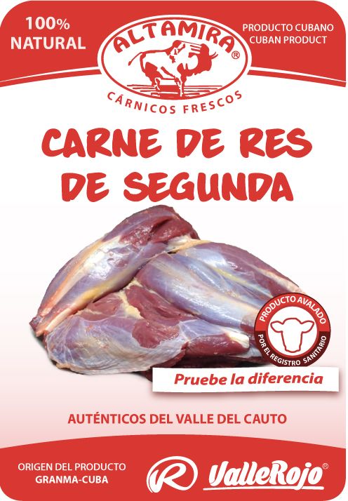 Carne de Res de segunda paquete 0.8 - 1Kg 