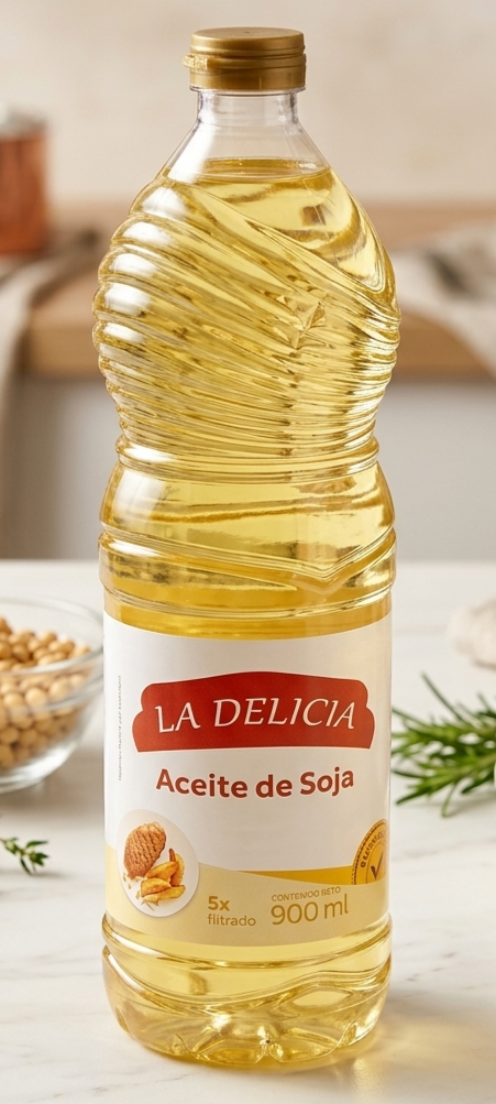 Aceite de Soja La Delicia 900ml